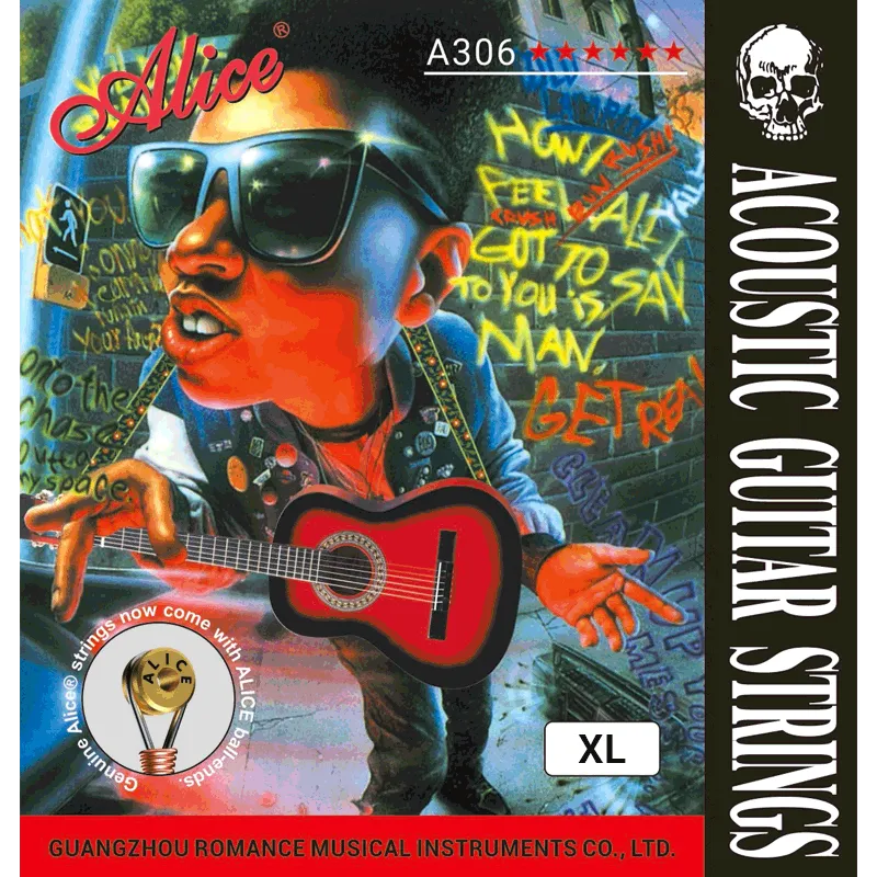 Alice acoustic guitar string A306-XL 800x800